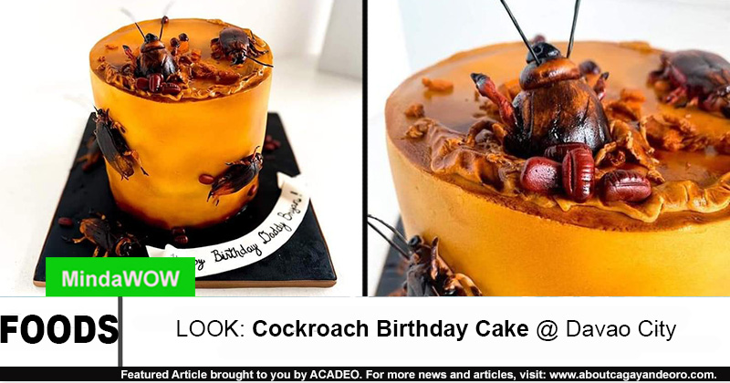 cockroach birthday cake