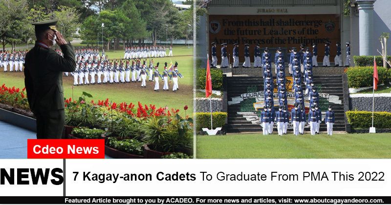 7 Kagay Anon Cadets To Graduate From Pma This 2022