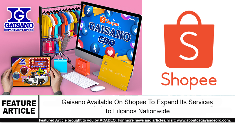 Gaisano Now Available on Shopee: Expanding Its Services to Filipinos Nationwide
