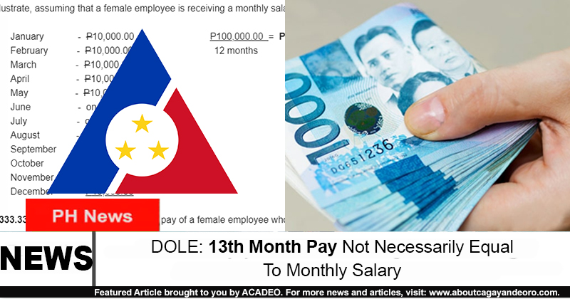 13th month pay