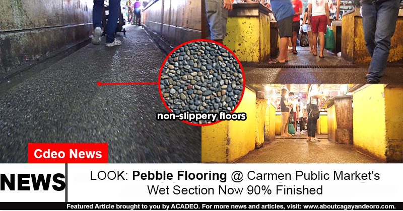 pebble flooring