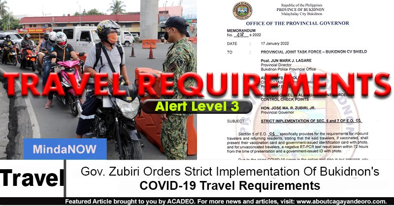 travel requirements