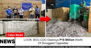 smuggled cigarettes