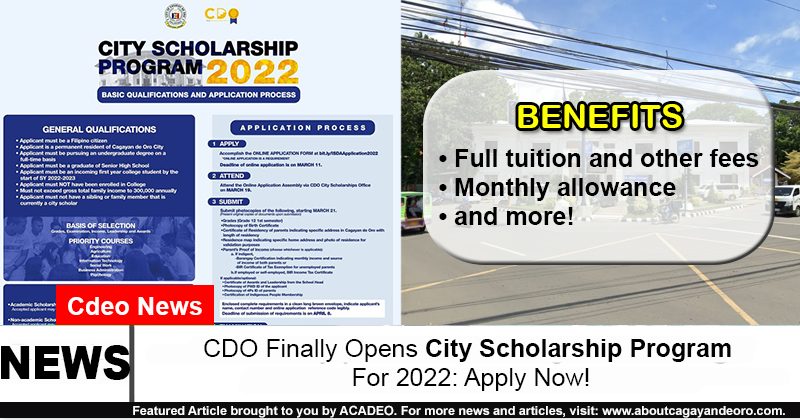 City Scholarship Program