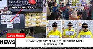 Fake Vaccination Card