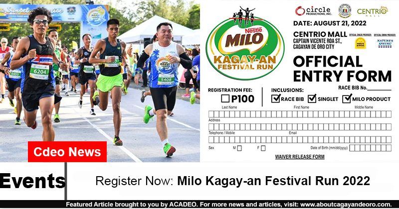 Milo Kagay-an Festival Run